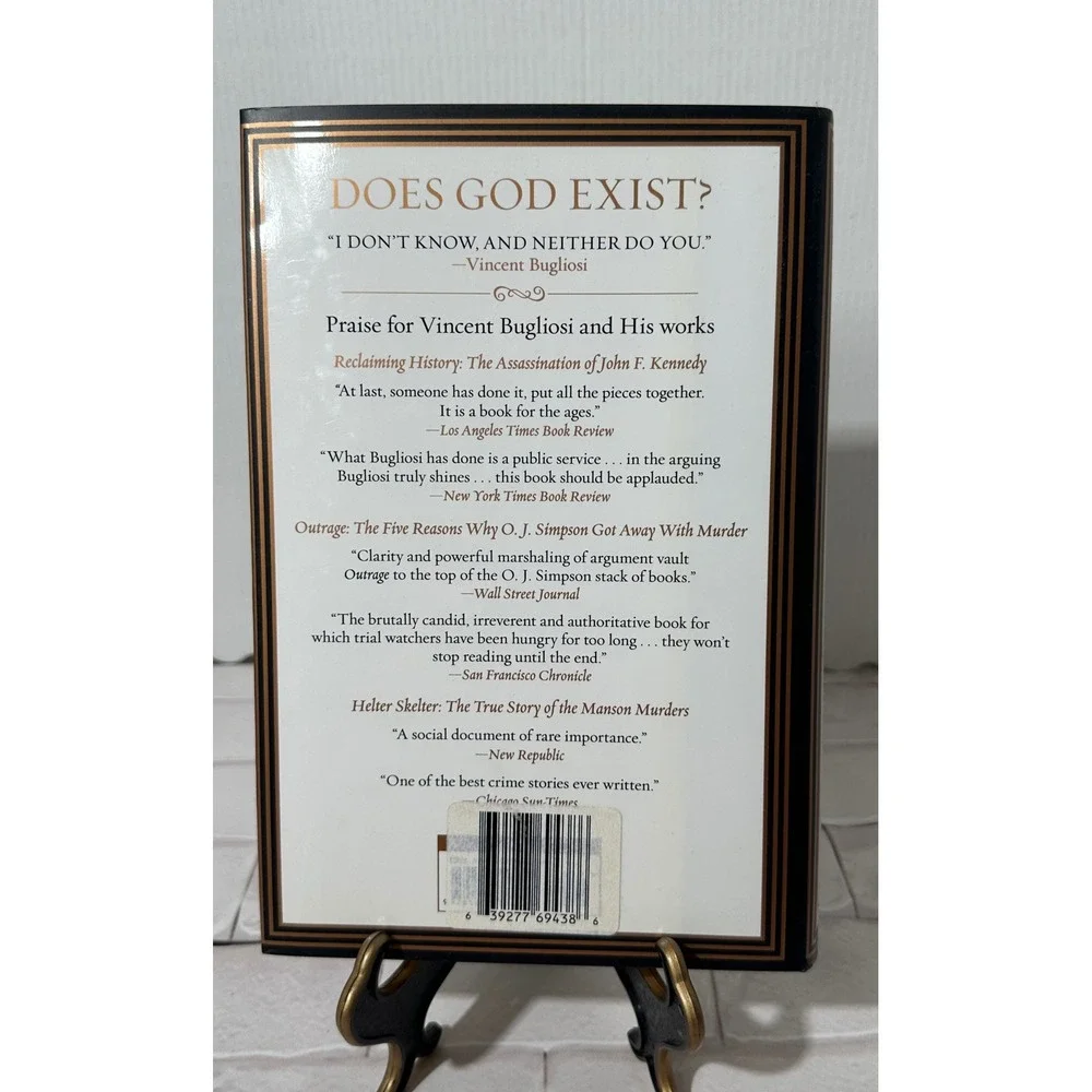 Divinity of Doubt The God‎ Question Vincent Bugliosi Hardcover Book